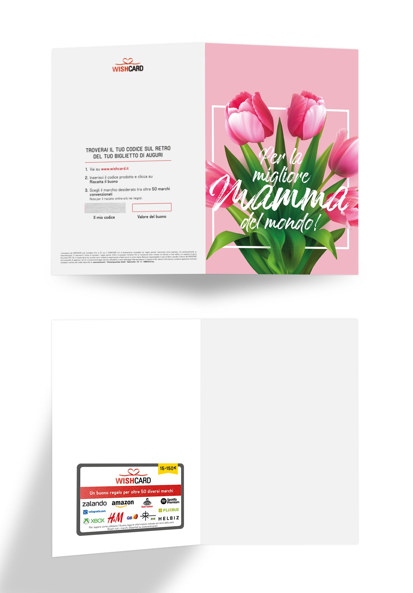 Per la migliore Mamma - Tulipani rosa (Grado di valore)