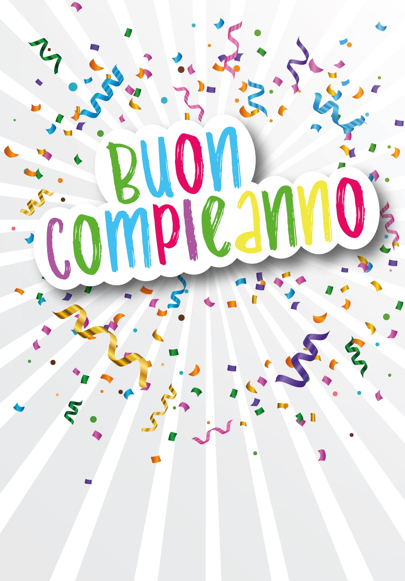 Buon Compleanno - Coriandoli