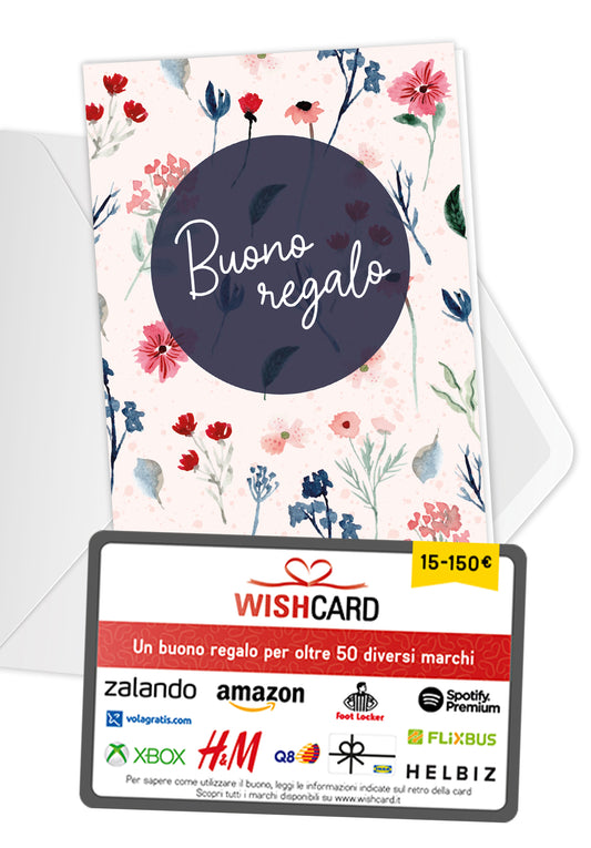 Buono regalo - Fiori ad acquarello (Grado di valore)