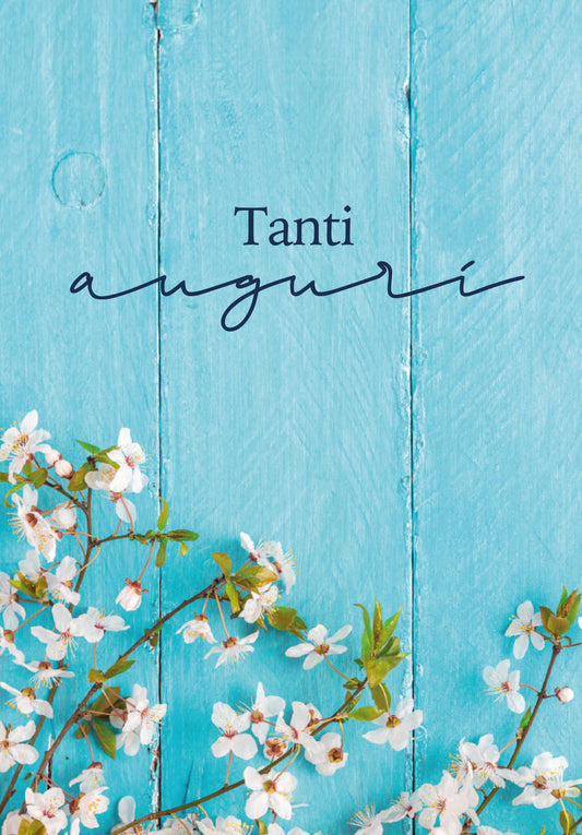Tanti Auguri - Legno Blu (Grado di valore)