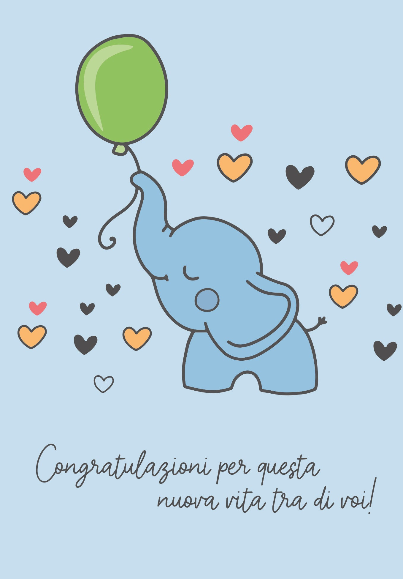 Congratulazioni - Elefante